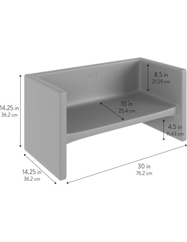 Banco Adapta Children's Factory CF910-057 Almendra 3 en 1