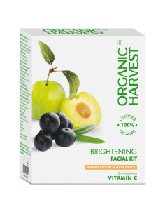 Kit Facial Iluminador Organic Harvest - 5 Sobres 50g