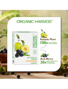 Kit Facial Iluminador Organic Harvest - 5 Sobres 50g 2