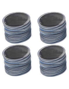 80 Parches Redondos de Goma Klanata para Neumáticos 5.7 cm