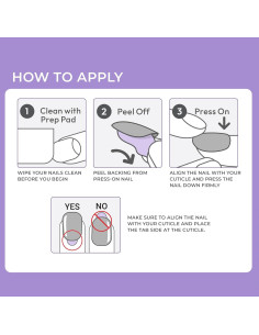 Uñas Postizas KISS imPRESS Francesas Heroico Cortas 30 Uñas 2