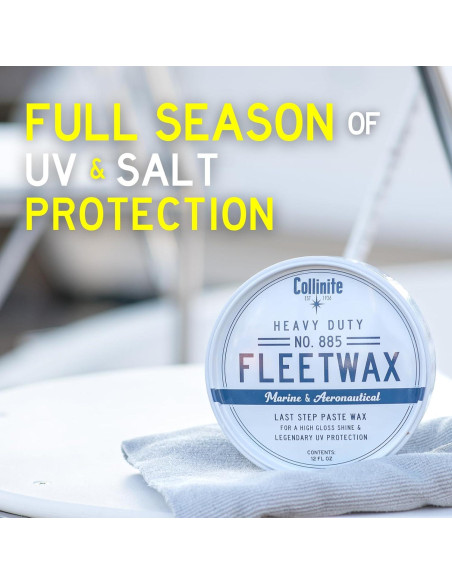 Cera Dura para Flotas Collinite 885 + Toalla 354 ml