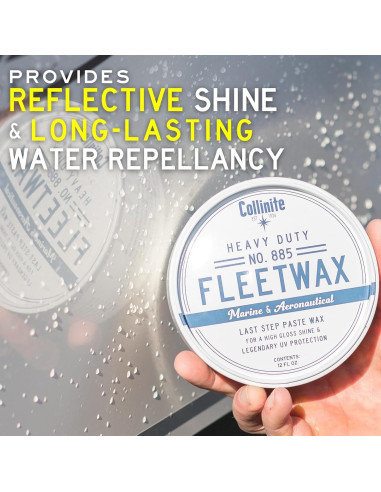 Cera Dura para Flotas Collinite 885 + Toalla 354 ml