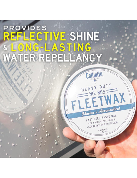 Cera Dura para Flotas Collinite 885 + Toalla 354 ml
