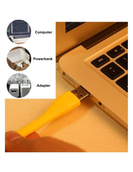 Mini Lámpara USB Flexible EBYPHAN - Paquete de 10 LED