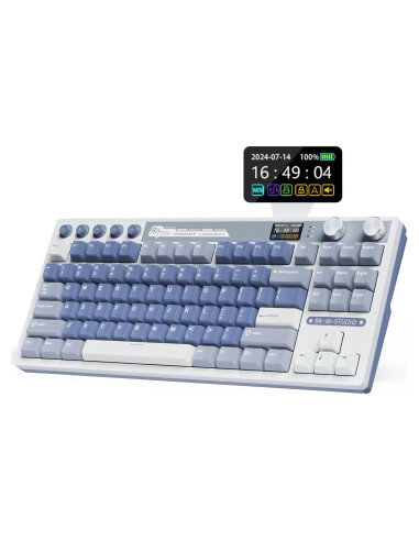 Teclado Mecánico Inalámbrico RK Royal Kludge M87 RGB 75%