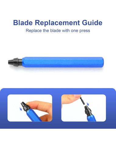 Juego de Herramientas de Desbarbado Rtcimoic 10 Piezas Acero Rápido