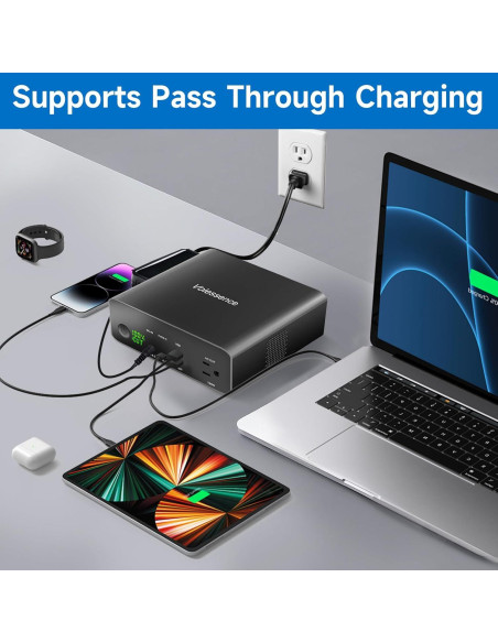 Batería Externa 40000mAh AC USB-C para Laptop MacBook Pro