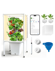 Sistema de Cultivo Hidropónico Sjzx para 18 Plantas con Luz LED