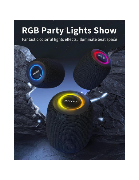 Altavoz Bluetooth Oraolo BS01 Portátil Impermeable 15W 30H