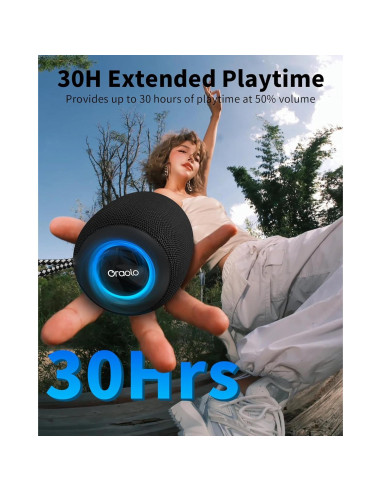 Altavoz Bluetooth Oraolo BS01 Portátil Impermeable 15W 30H