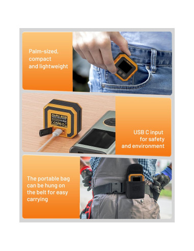 Buscador de Ángulo Digital Recargable SAVSEC, Precisión +/-0.1