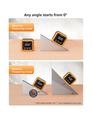 Buscador de Ángulo Digital Recargable SAVSEC, Precisión +/-0.1