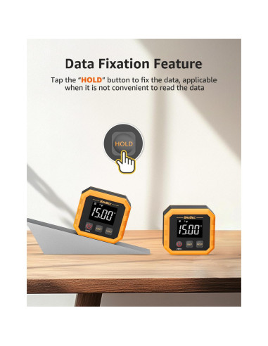 Buscador de Ángulo Digital Recargable SAVSEC, Precisión +/-0.1