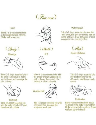 Aceite Esencial de Sándalo 30ml 100% Puro Orgánico para Difusor