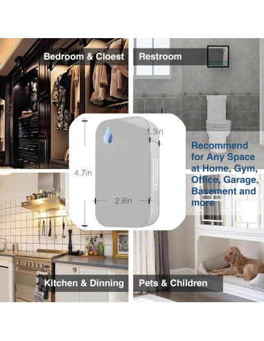 Ionizador de Aire Iónico Negativo EmbraceYe FLT002 - Purificador Sin Filtro