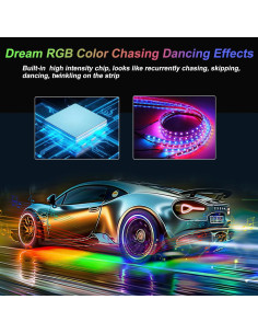 Luces LED Underglow Kairiyard RGB 4Pcs con Control APP 2