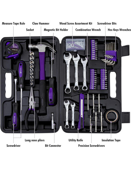 Juego de Herramientas Cartman 148 Piezas para Hogar y Auto