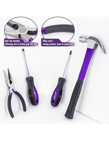 Juego de Herramientas Cartman 148 Piezas para Hogar y Auto