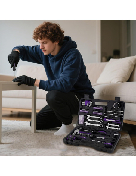 Juego de Herramientas Cartman 148 Piezas para Hogar y Auto