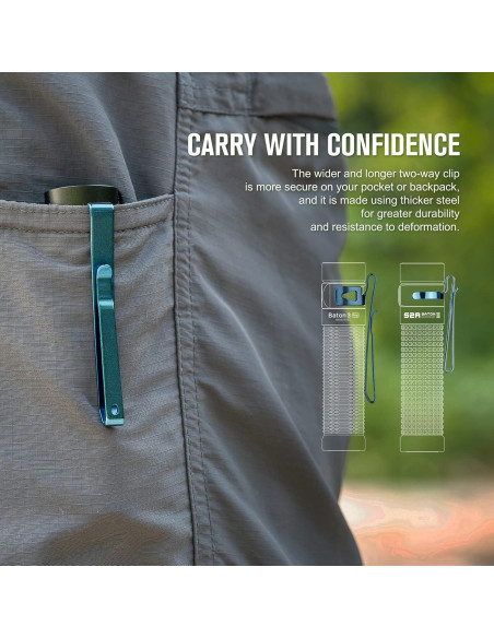 Linterna OLIGHT Baton3 Pro 1500 Lúmenes Recargable EDC