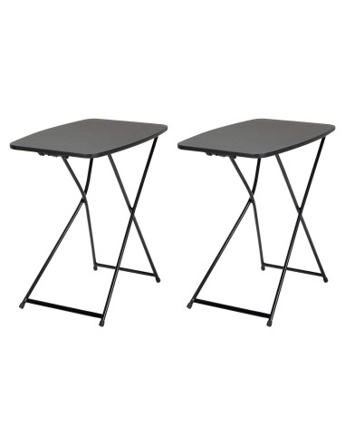 Mesa de Actividad Plegable COSCO Ajustable Negro - Paquete de 2