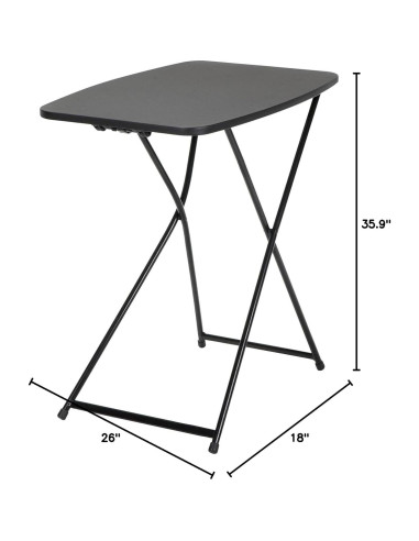 Mesa de Actividad Plegable COSCO Ajustable Negro - Paquete de 2