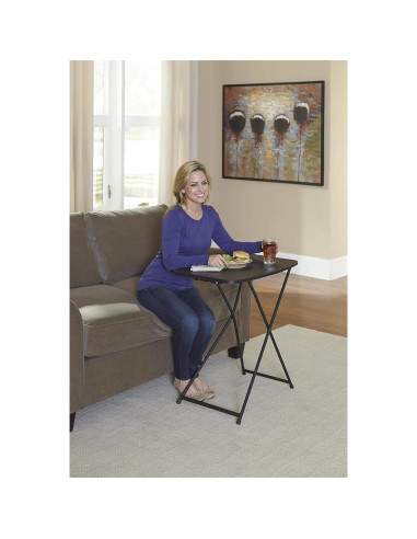Mesa de Actividad Plegable COSCO Ajustable Negro - Paquete de 2