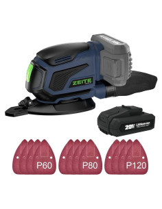 Lijadora Detallada Zeite 20V Inalámbrica 13000 OPM con Accesorios