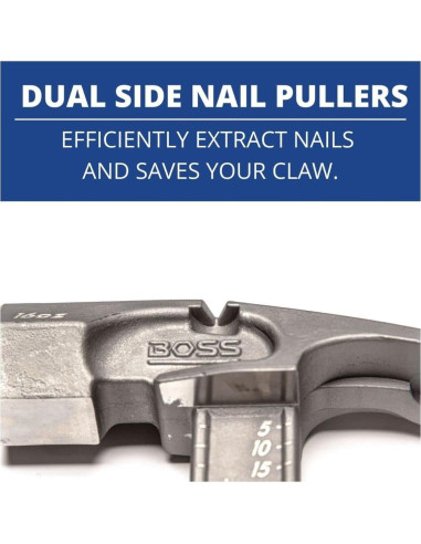 Martillo de Titanio Boss 16 oz Pro Series con Iniciador Magnético