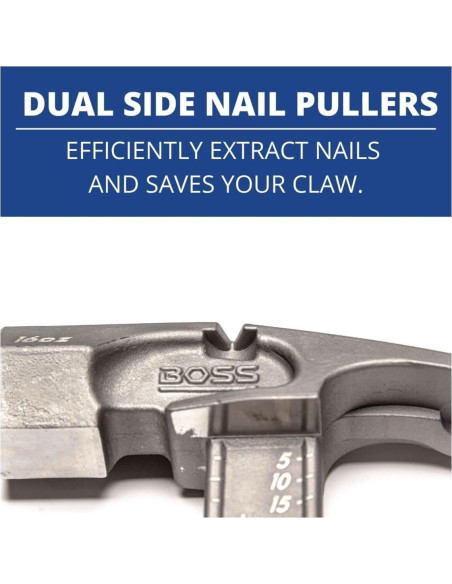 Martillo de Titanio Boss 16 oz Pro Series con Iniciador Magnético