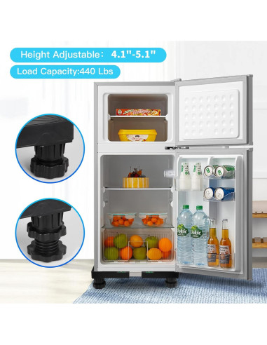 Base Elevada Nefish para Mini Refrigerador Ajustable 42.4x42.4cm