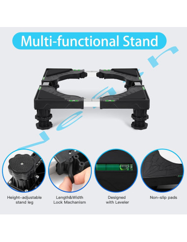 Base Elevada Nefish para Mini Refrigerador Ajustable 42.4x42.4cm