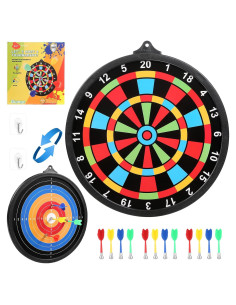 Tablero de Dardos Magnético Biange Doble Cara 34.29 cm