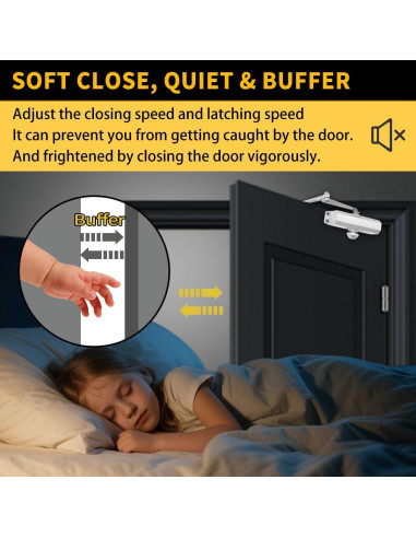 Cerradura Automática Ajustable Augenweide Blanca 0-45kg