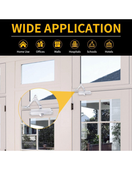 Cerradura Automática Ajustable Augenweide Blanca 0-45kg