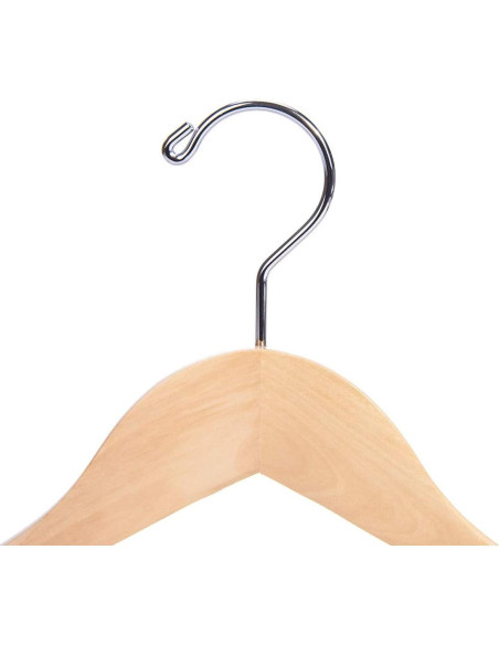 Perchas de abrigo de madera Nature Smile - 6 unidades 40.64 cm