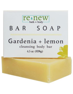 Jabón Natural Hidratante Gardenia y Limón Junk Free Skin - 3 Barras 127g 2