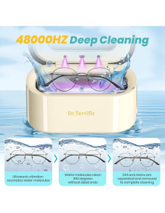 Limpiador Ultrasónico de Joyas 48KHz - M9B301 - Acero Inoxidable 2