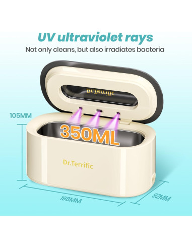 Limpiador Ultrasónico de Joyas 48KHz - M9B301 - Acero Inoxidable