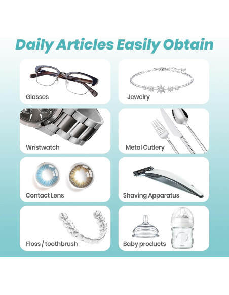 Limpiador Ultrasónico de Joyas 48KHz - M9B301 - Acero Inoxidable