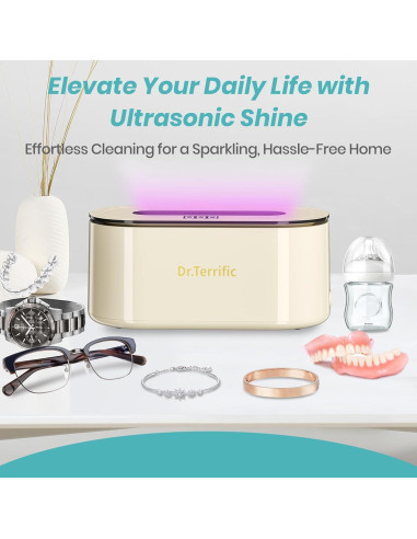 Limpiador Ultrasónico de Joyas 48KHz - M9B301 - Acero Inoxidable