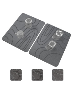 Alfombrilla de Secado de Piedra Diatomácea 2 Paquetes 40x30cm