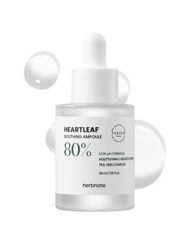 Ampoule Hidratante Calmante Hoja de Corazón Corea 40 ml