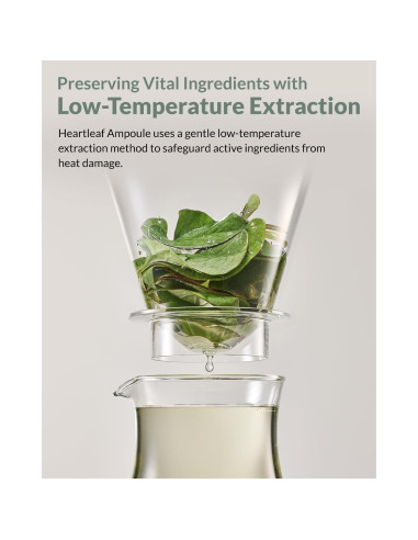 Ampoule Hidratante Calmante Hoja de Corazón Corea 40 ml