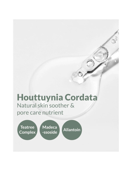 Ampoule Hidratante Calmante Hoja de Corazón Corea 40 ml