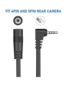 Cable de Extensión para Cámara de Respaldo YQMAJIM 1.83m 2.5mm 2
