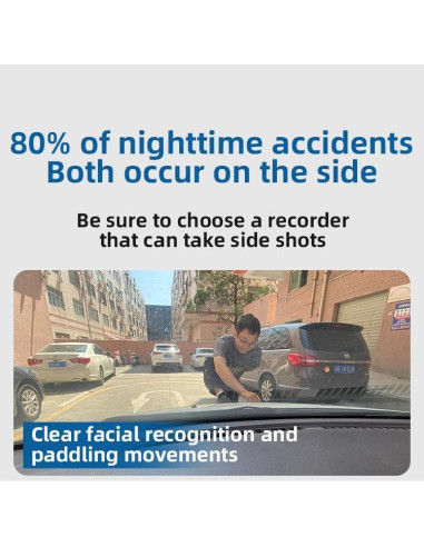 Dash Cam 4 Cámaras 1080P WDHOICAR con Pantalla IPS y WiFi