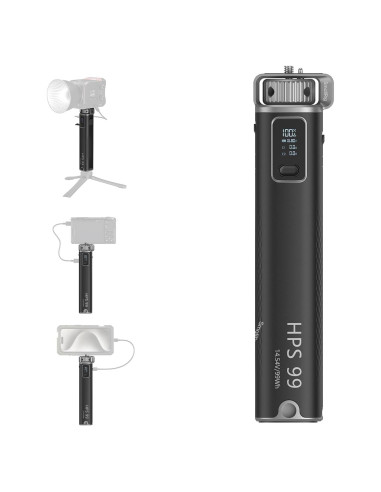 Empuñadura de Batería SMALLRIG 99Wh 6800mAh Carga Rápida USB-C