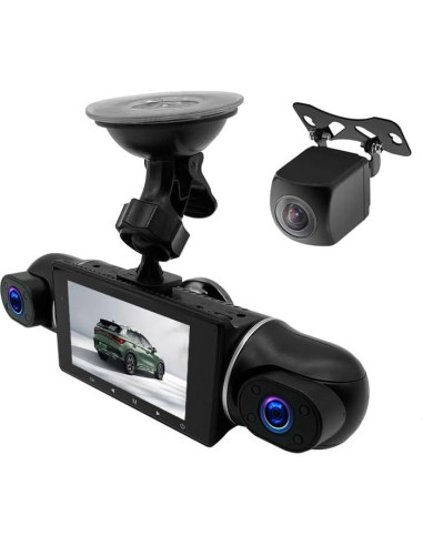 Dash Cam 4 Cámaras 1080P WDHOICAR con Pantalla IPS y WiFi